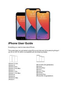 Apple iPhone SE manual. Smartphone Instructions.